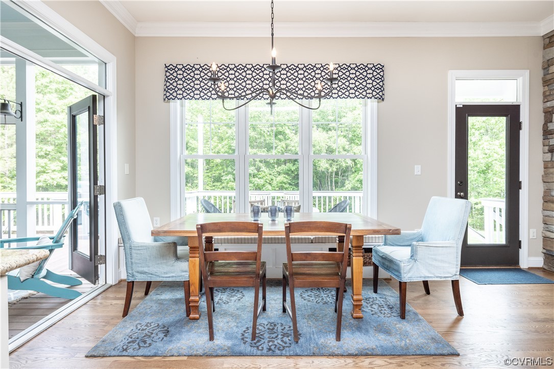 11724 Winterpock Road Chesterfield, VA 23838 - Photo 19 of 50 a dining room with furniture a rug and wooden floor