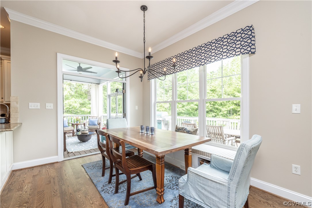 11724 Winterpock Road Chesterfield, VA 23838 - Photo 20 of 50 a dining room with furniture window wooden floor