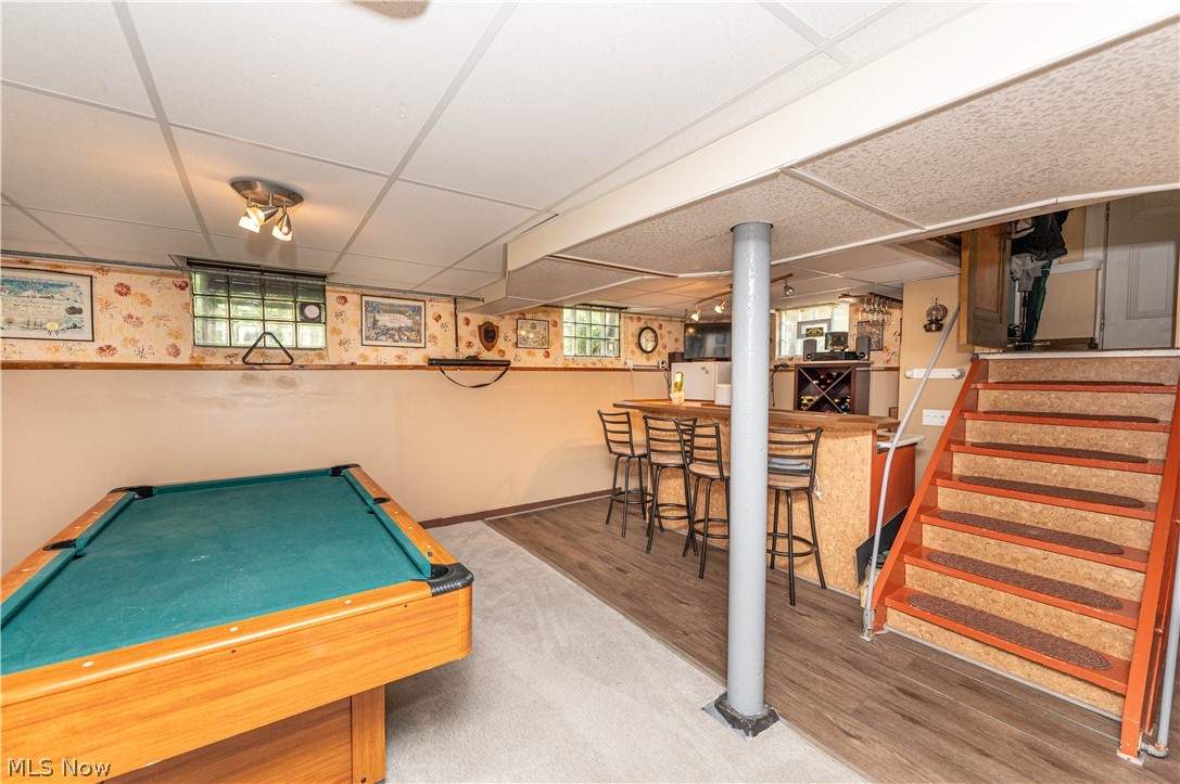 1684 South Green Road South Euclid, OH 44121 - Photo 34 of 50 Enormous recreation room with relaxing bar
area