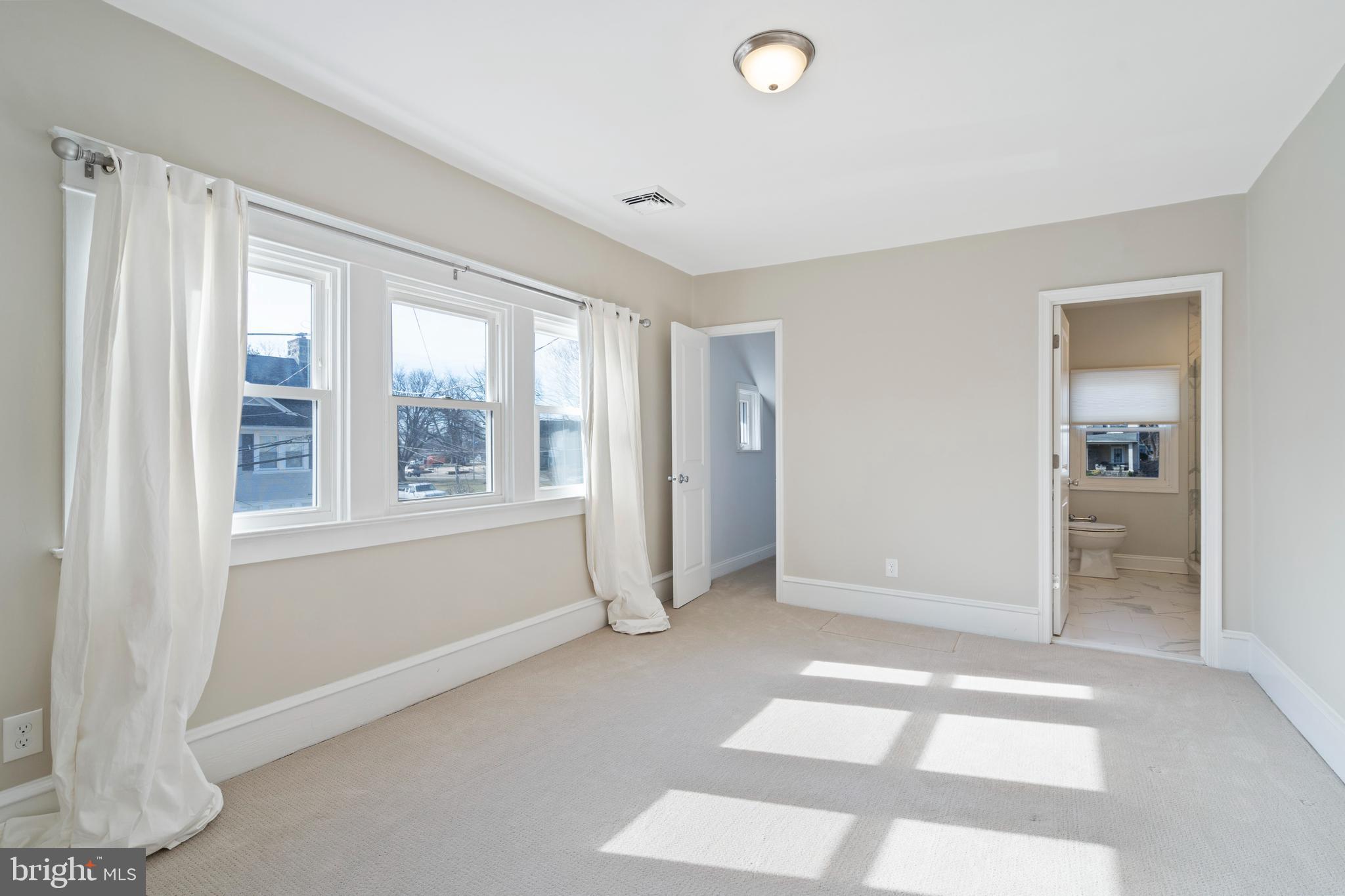 1201 Darby Road Havertown, PA 19083 - Photo 27 of 37 Bright Triple Windows in the Master Bedroom