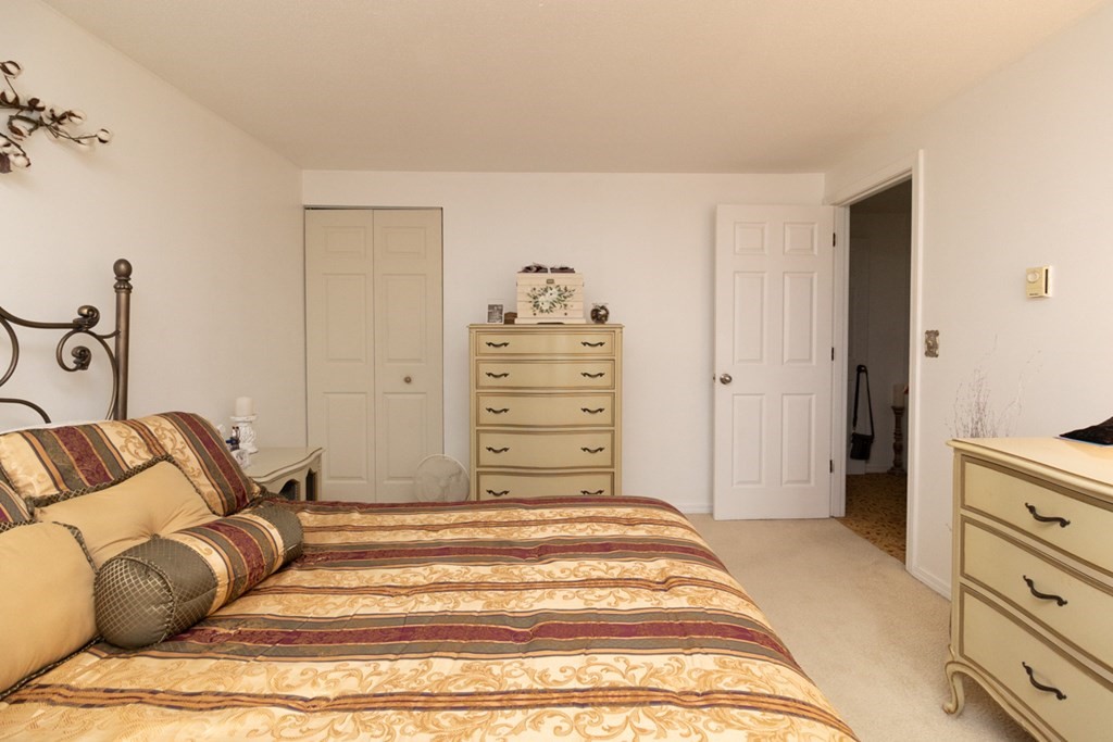 269 Chicopee Street, Unit 16 Chicopee, MA 01013 - Photo 16 of 26 a bedroom with a bed and a cabinets