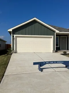 a view of backyard of house