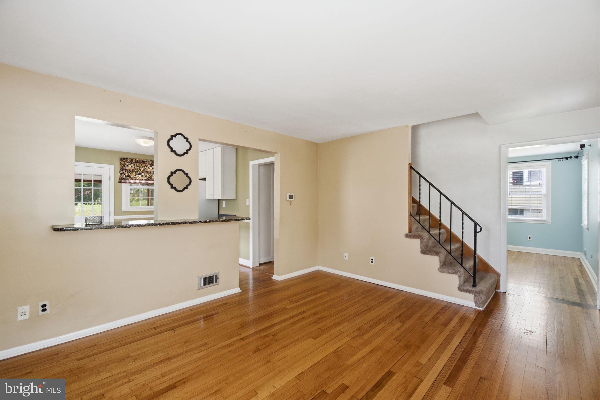 107 Oakway Road Lutherville-Timonium, MD 21093 - Photo 7 of 52 Living room with hardwood floooring