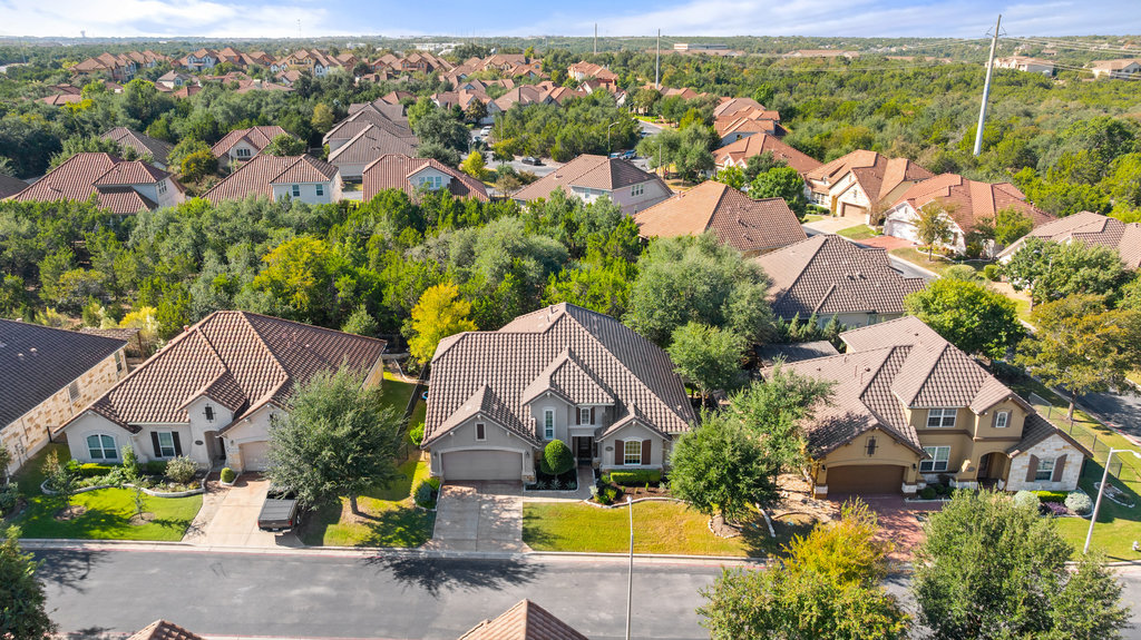 9116 Villa Norte Drive Austin, TX 78726 - Photo 28 of 40 an aerial view of residential houses with outdoor space and street view