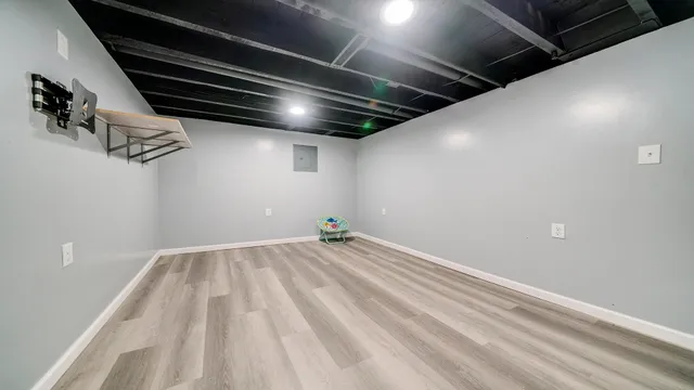 a view of an empty room