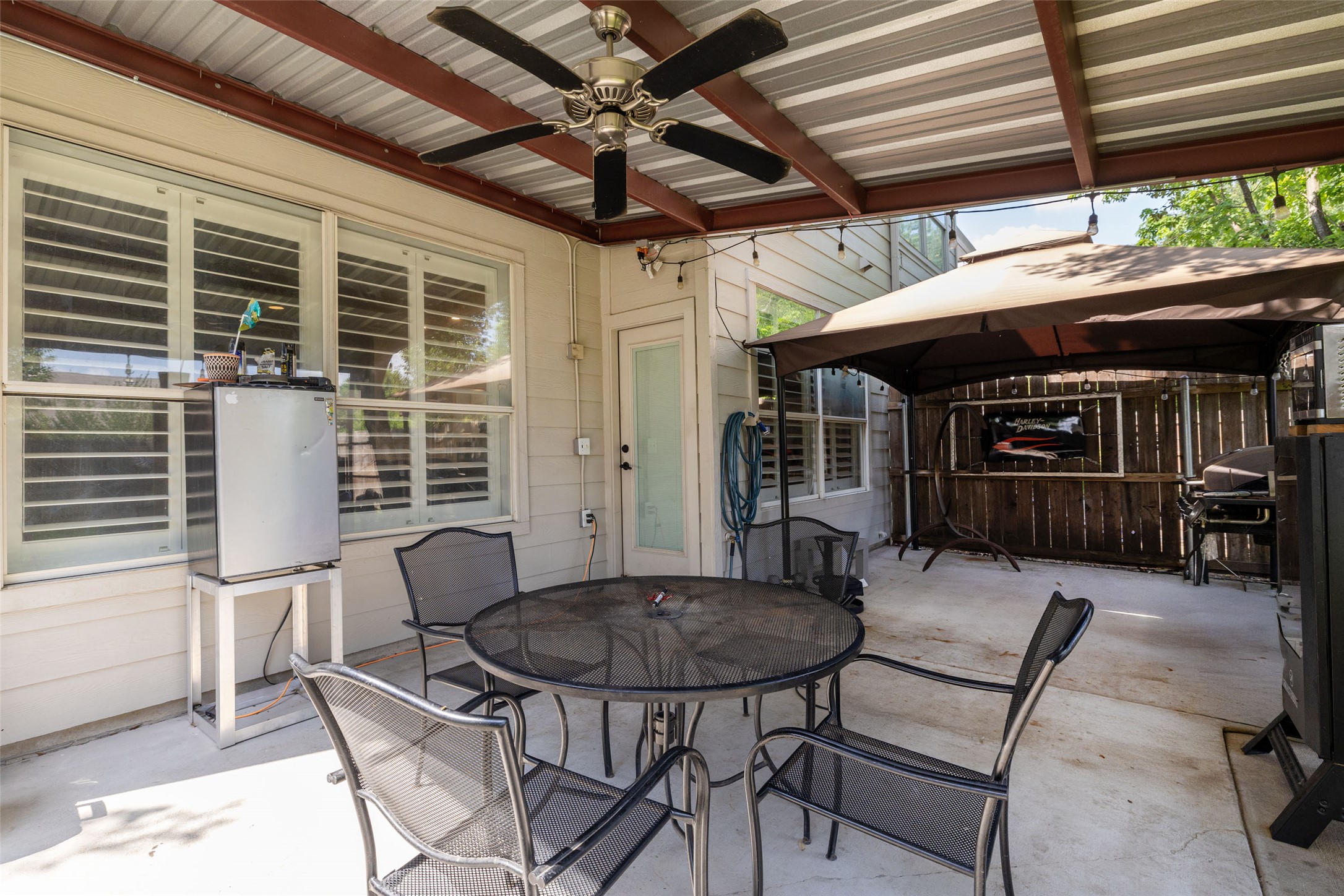134 Prairie Springs Cove Georgetown, TX 78626 - Photo 34 of 34 a view of house with backyard and furniture