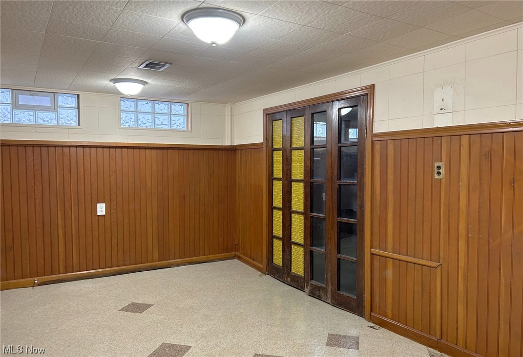 1748 Sunview Road Lyndhurst, OH 44124 - Photo 34 of 41 Rec Room in lower level. Glass block windows.