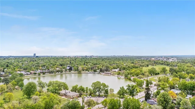 a view of a city and lake view