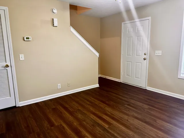 wooden floor in an empty room