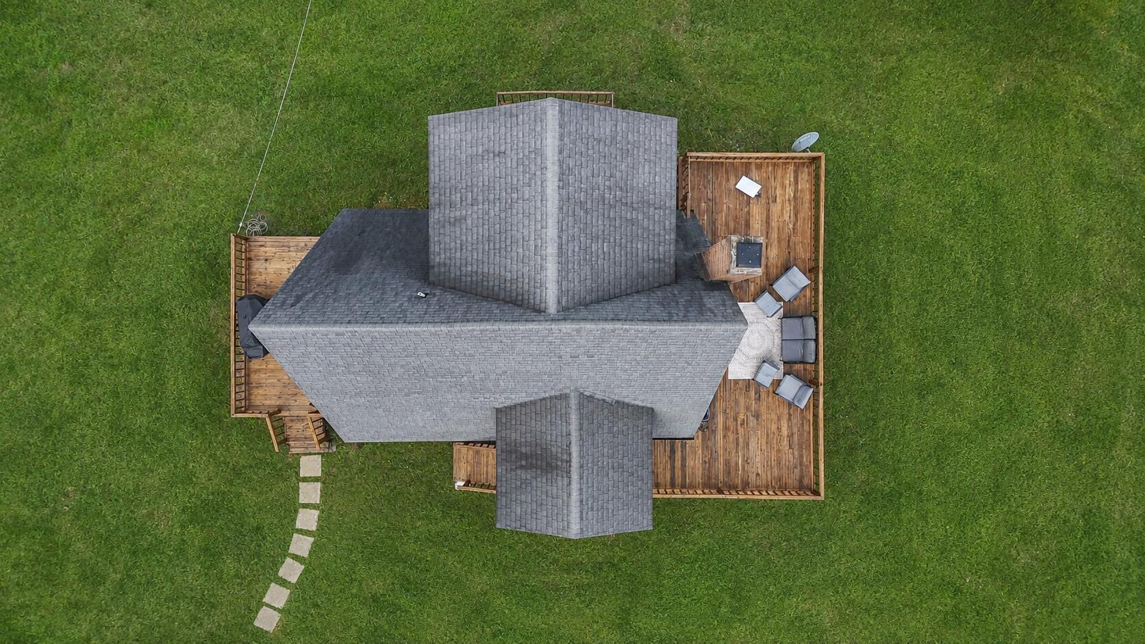22540 Bunker Hill Road Sugar Grove, OH 43155 - Photo 79 of 79 Aerial of Roof and Decks
