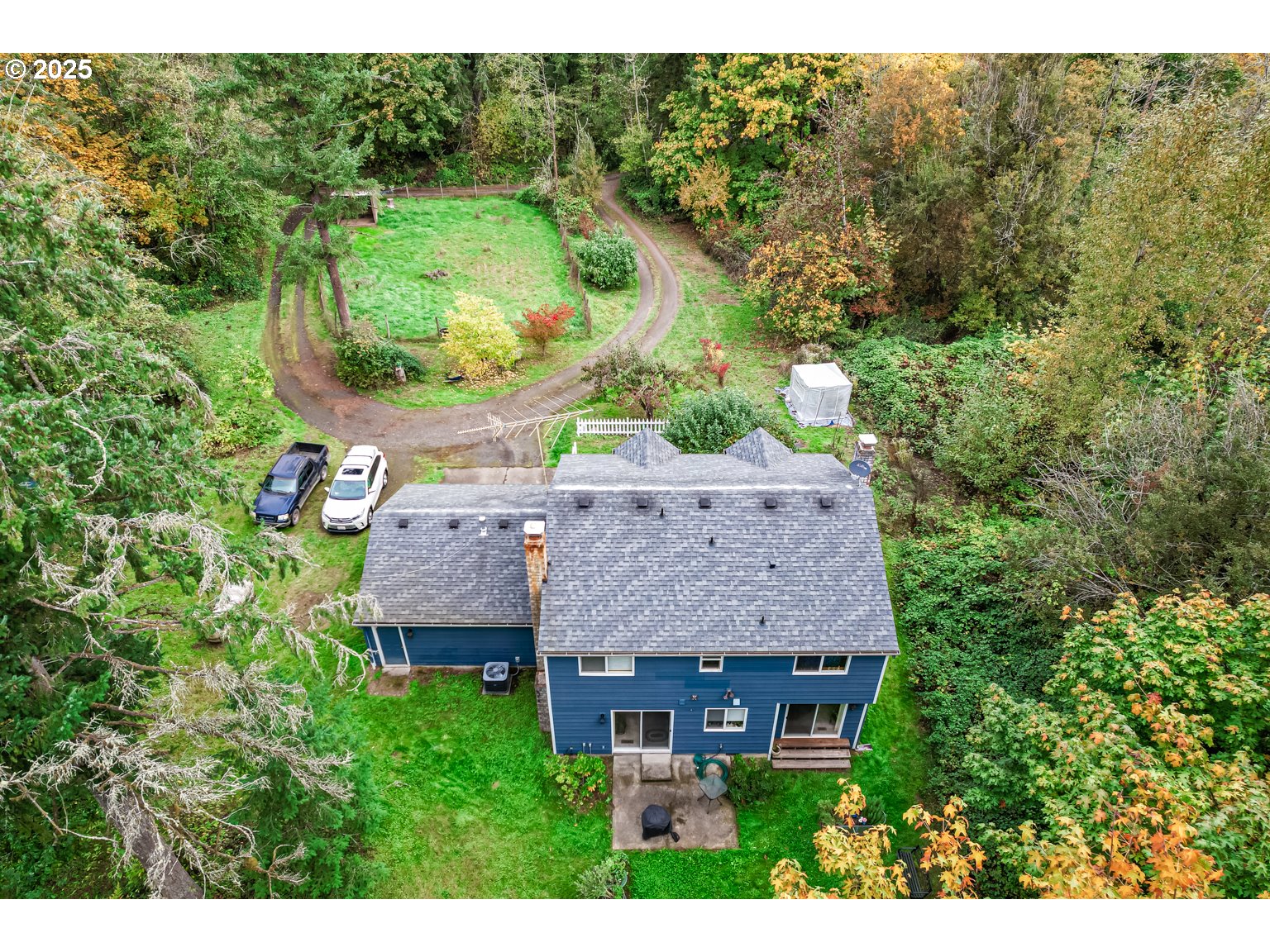 1809 Northwest 310th Street Ridgefield, WA 98642 - Photo 29 of 37 an aerial view of a house with a garden