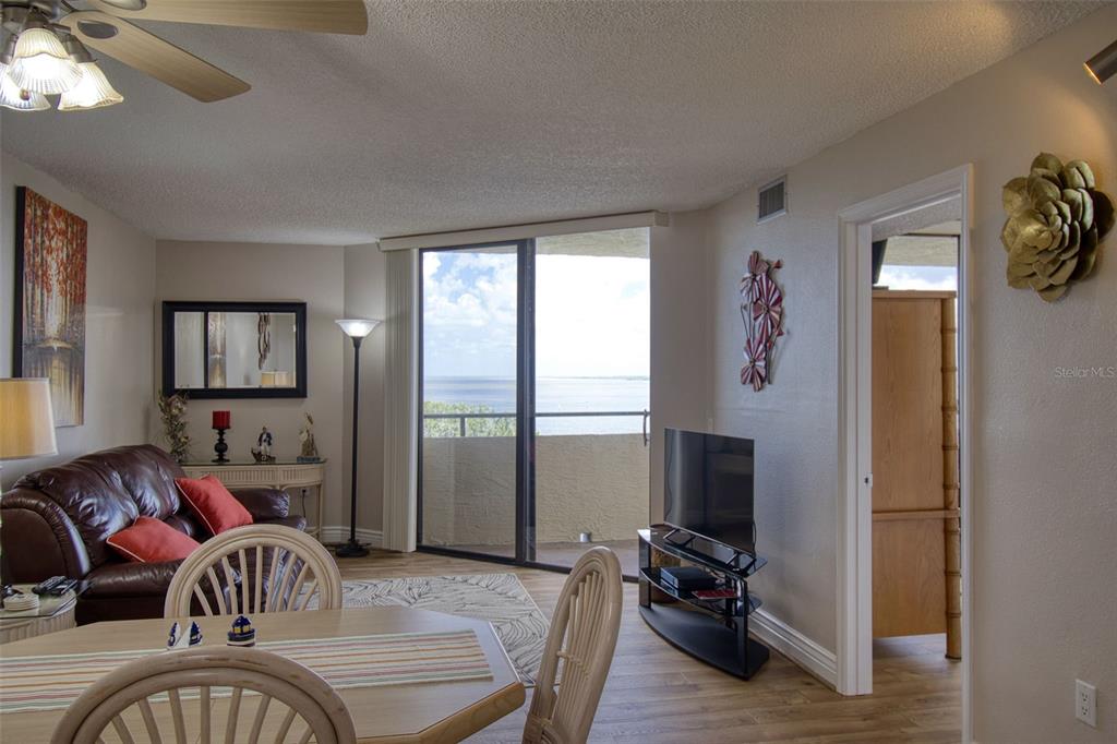 5915 Sea Ranch Drive, Unit 704 Hudson, FL 34667 - Photo 25 of 62 a living room with furniture and a flat screen tv