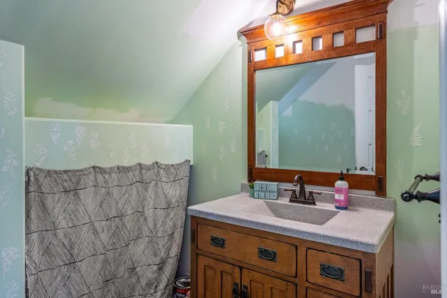 a room with storage and utility