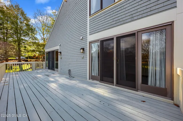 a view of outdoor space and deck