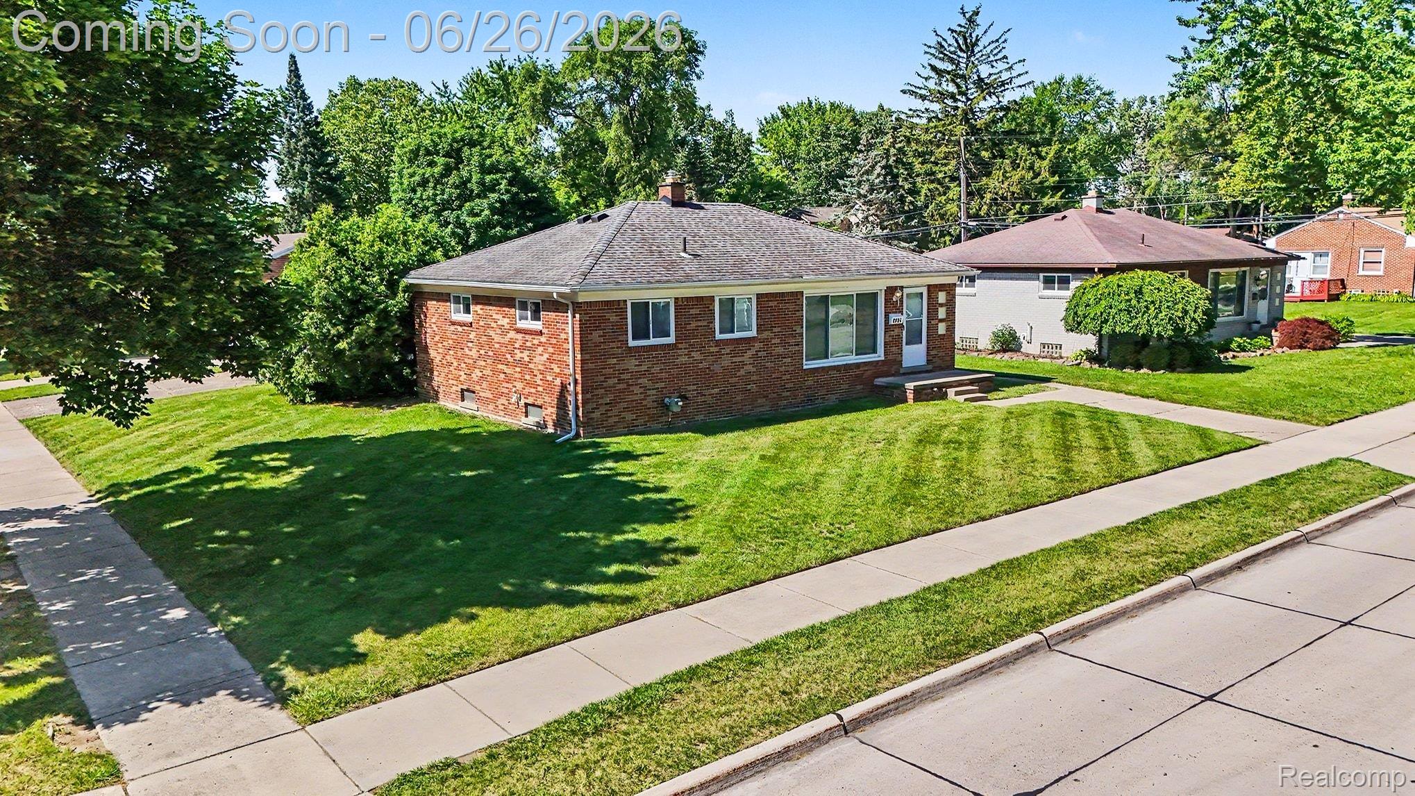 1209 Massoit Road Clawson, MI 48017 - Photo 3 of 25 Brick exterior home with a gabled roof