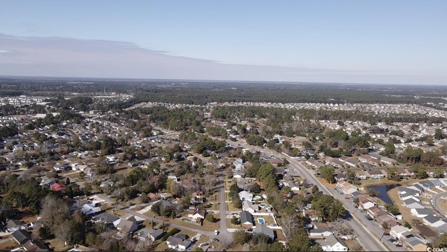1263 Glenns Bay Road Myrtle Beach, SC 29575 - Photo 8 of 31 Aerial view of property and surrounding area featuring nearby suburban area