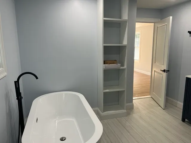a bathroom with a sink