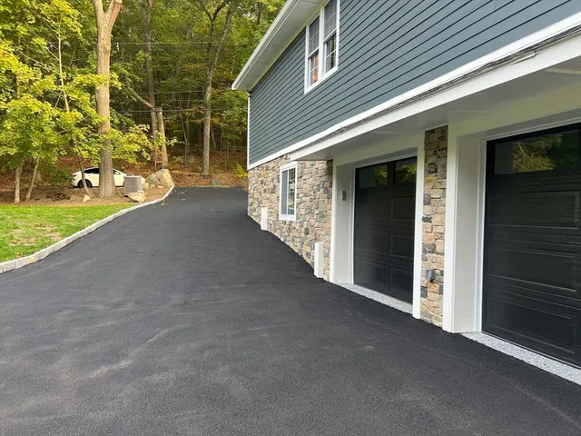 a view of a house with a outdoor space