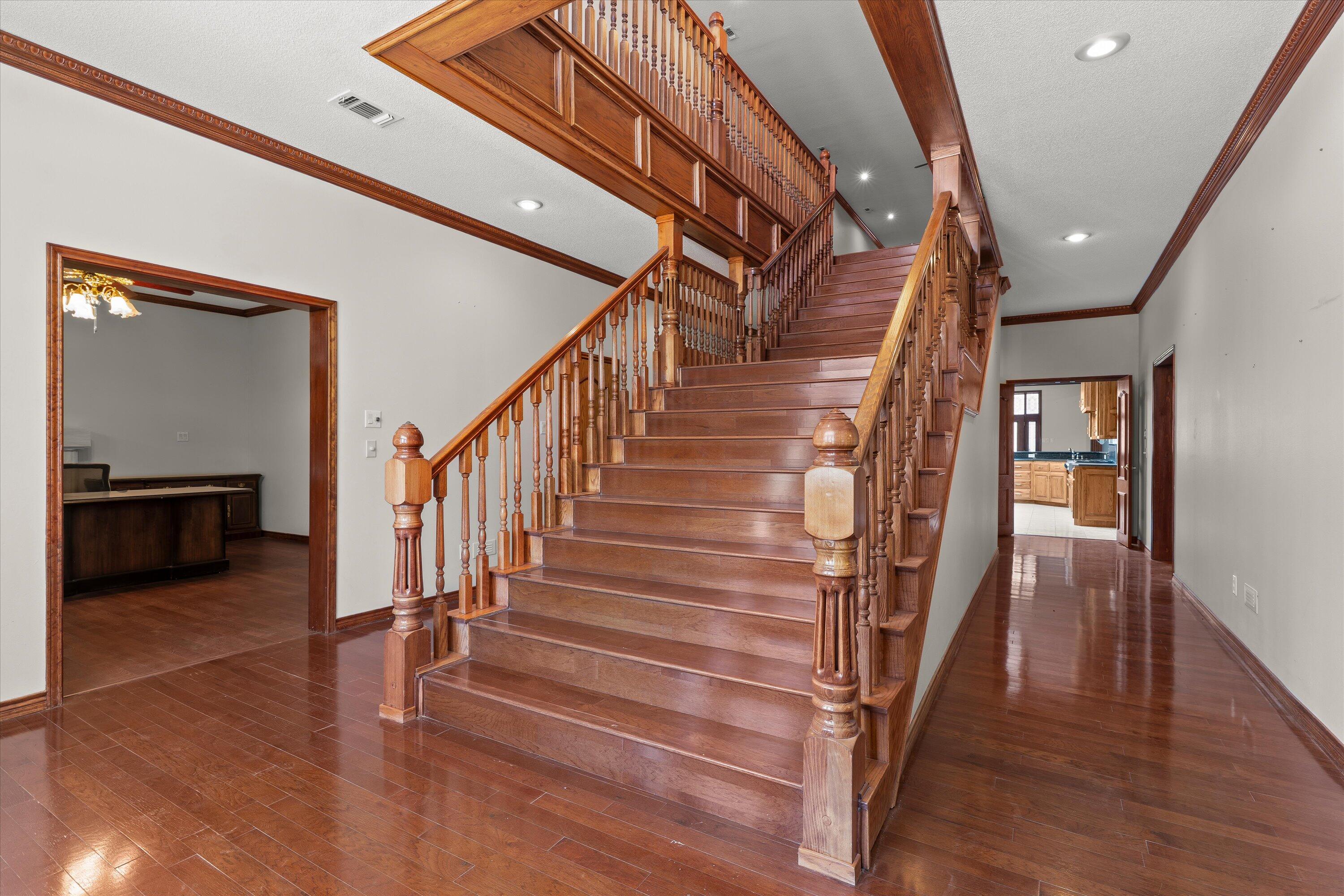 2404 York Avenue Lubbock, TX 79407 - Photo 2 of 88 a view of entryway and hall with wooden floor
