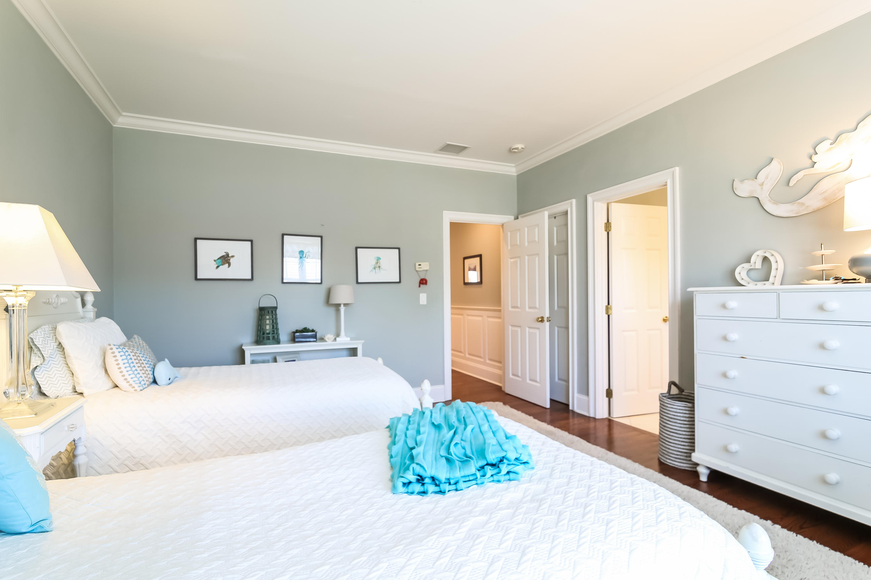 3 Bishops Gate Road Darien, CT 06820 - Photo 39 of 61 a bedroom with a bed and a dresser