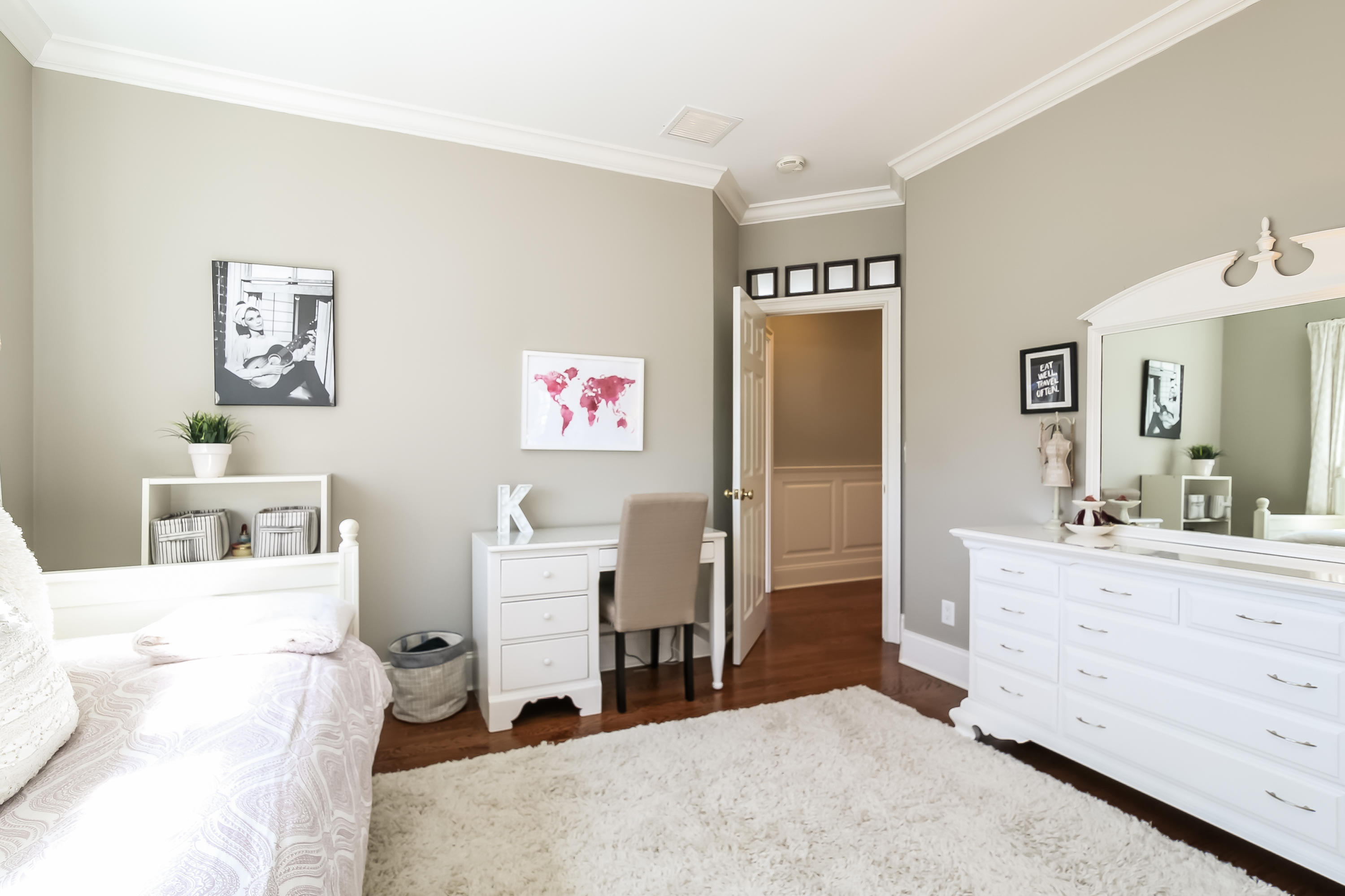 3 Bishops Gate Road Darien, CT 06820 - Photo 42 of 61 a bedroom with a bed and a dresser