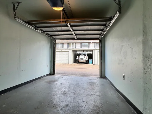 a view of a car garage