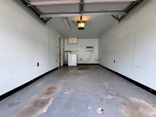 a view of a car garage