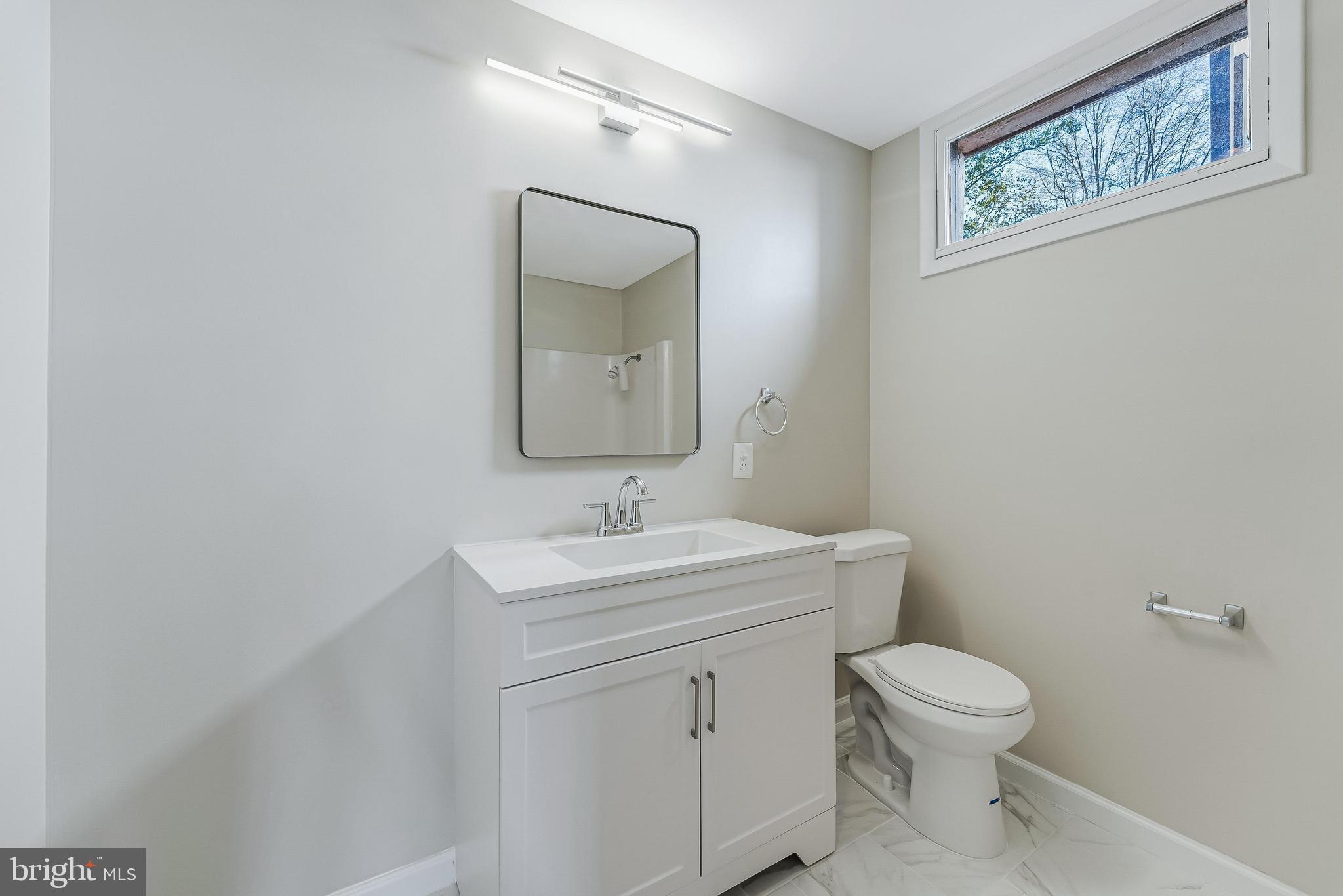 6891 Wilson Road Marshall, VA 20115 - Photo 91 of 118 Sleek modern bathroom with natural light.