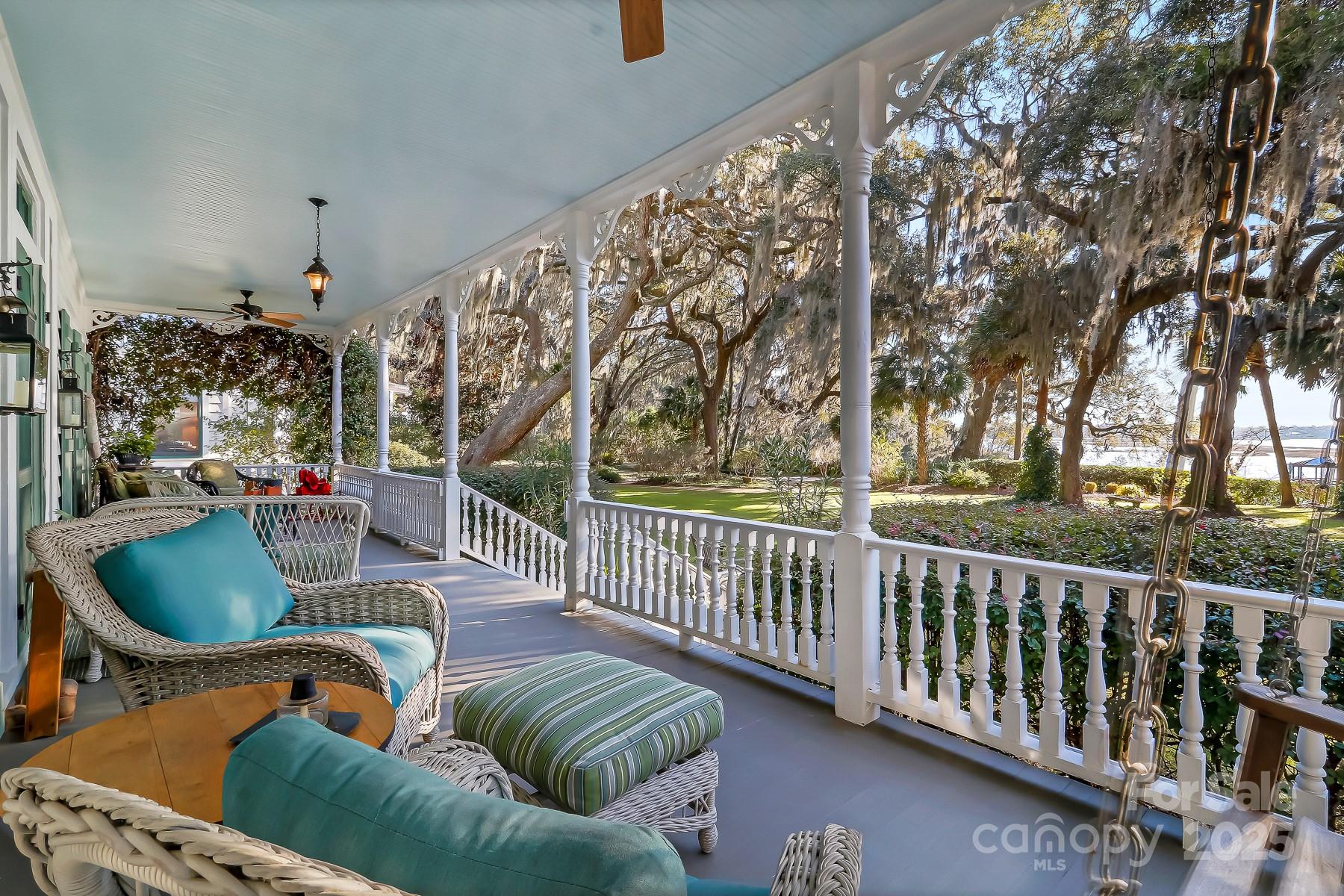 131 Pritchard Street Bluffton, SC 29910 - Photo 28 of 47 a outdoor living space with furniture and garden view