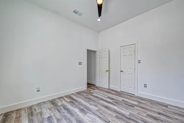 wooden floor in an empty room