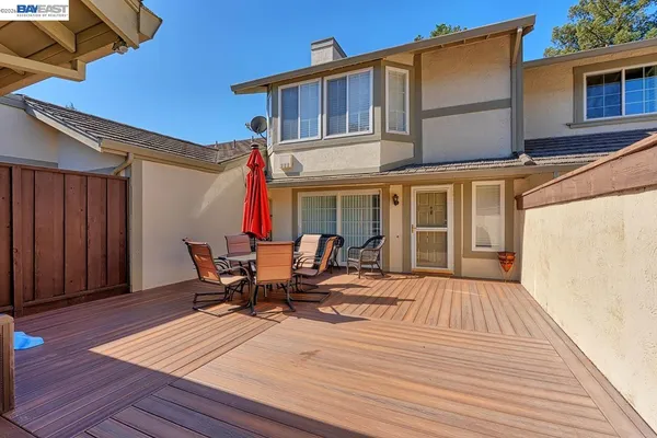 a view of a house with sitting area