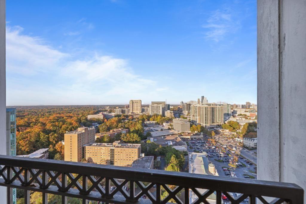 2828 Peachtree Road, Unit 2701 Atlanta, GA 30305 - Photo 24 of 39 a view of a city from a balcony