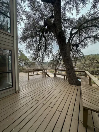 a view of outdoor space with deck