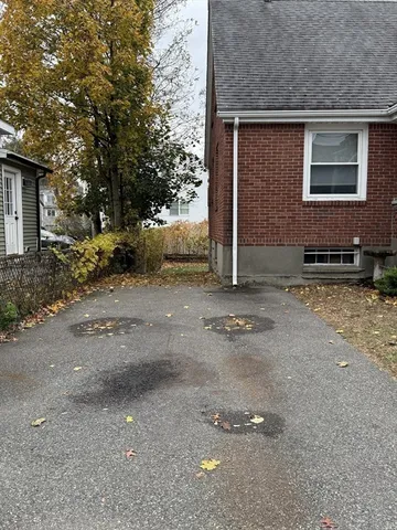 a view of a house with a patio