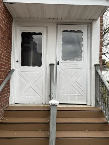 a view of front door door