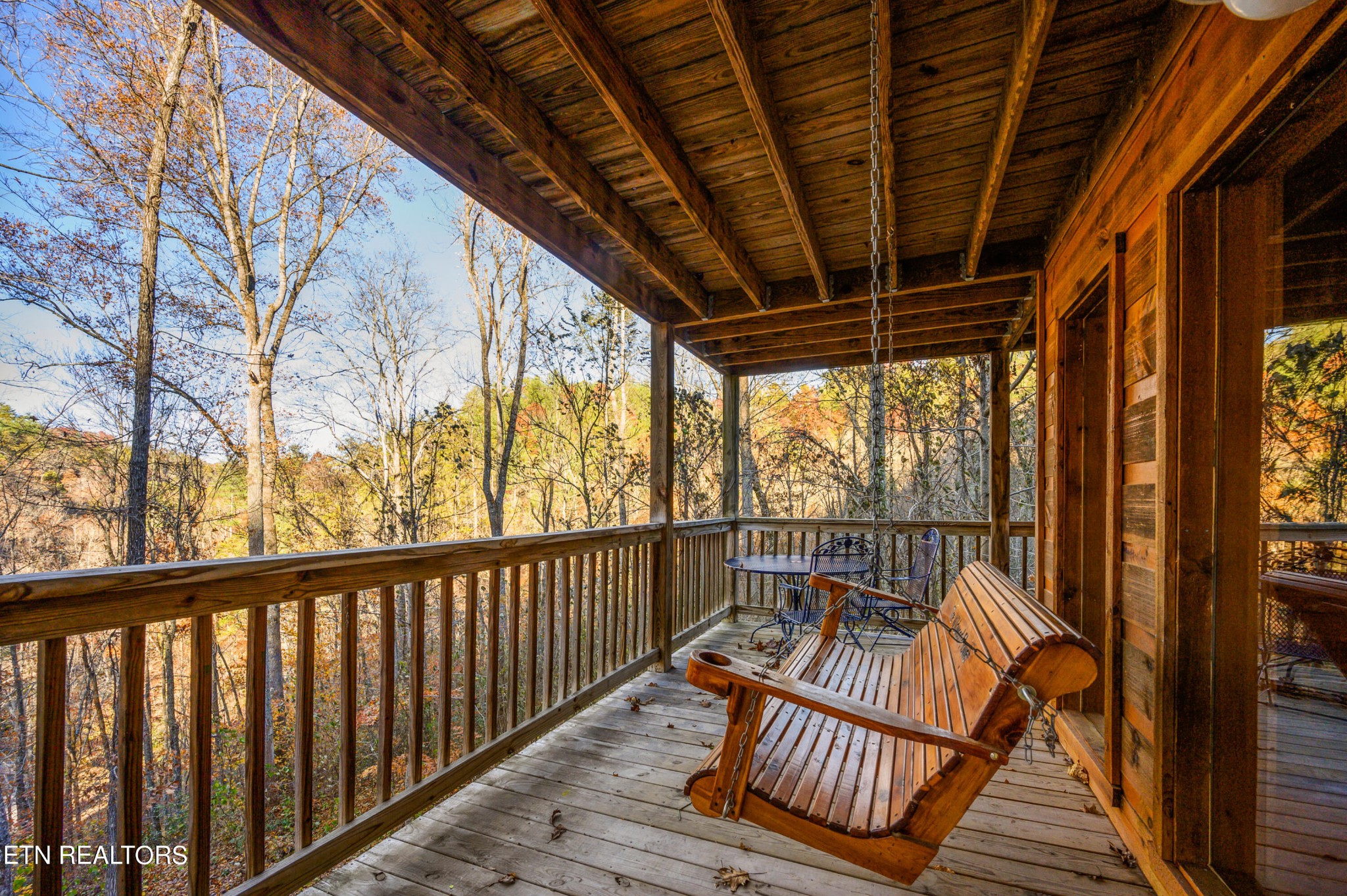2505 Wildcat Ridge Road Sevierville, TN 37862 - Photo 16 of 48 a view of balcony with wooden floor