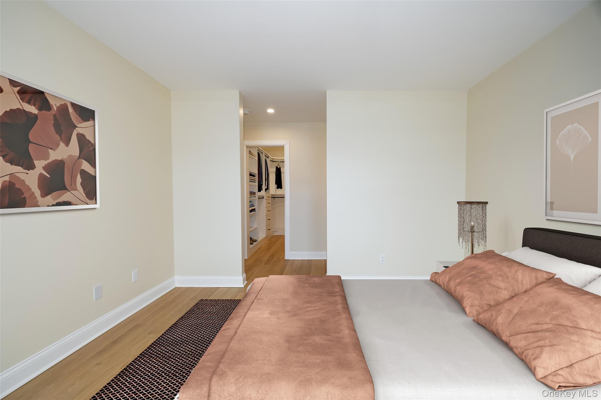 15 Henry Street, Unit 2 Beacon, NY 12508 - Photo 18 of 25 a bedroom with a bed and painting on the wall