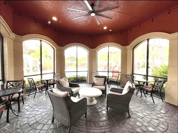 a very nice looking living room with a large window