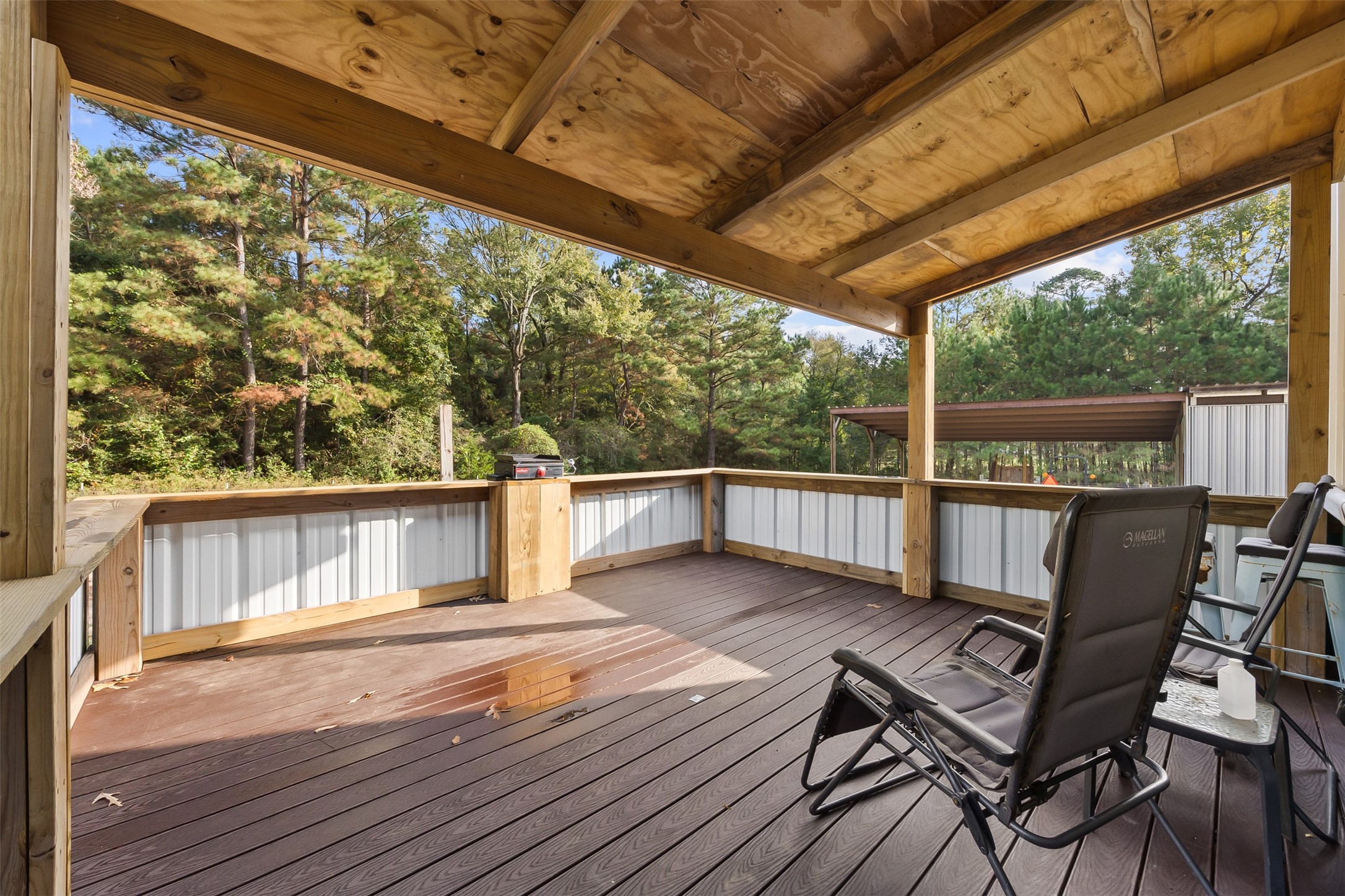 40 Olson Road New Waverly, TX 77358 - Photo 14 of 34 a view of a two chairs in the balcony
