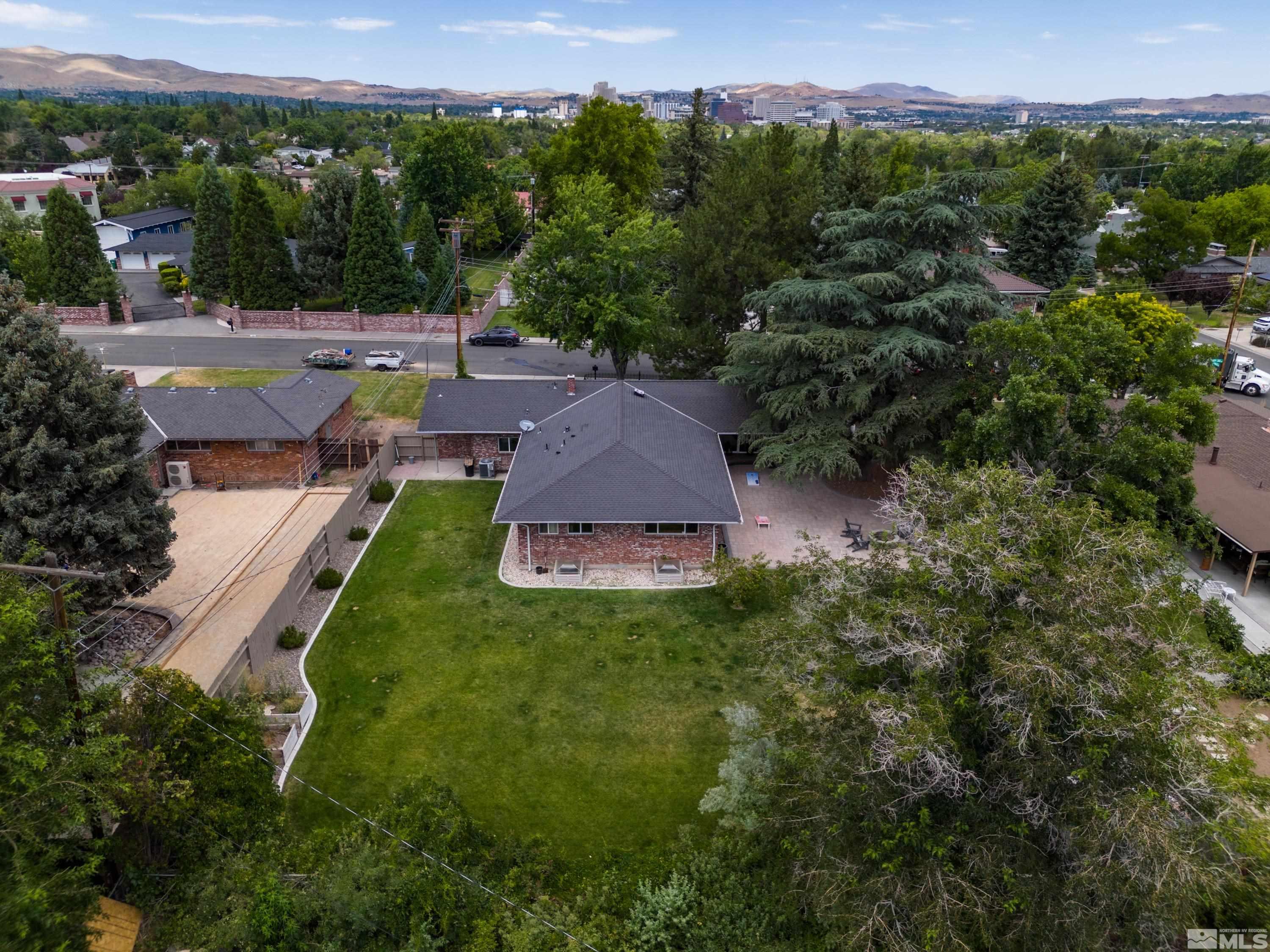 330 Chevy Chase Street Reno, NV 89509 - Photo 36 of 40 an aerial view of a house with a yard