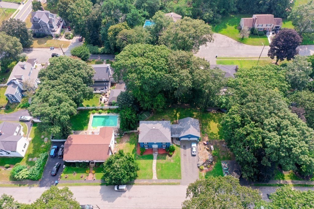 8 Michael Road Wakefield, MA 01880 - Photo 32 of 35 an aerial view of multiple houses with yard