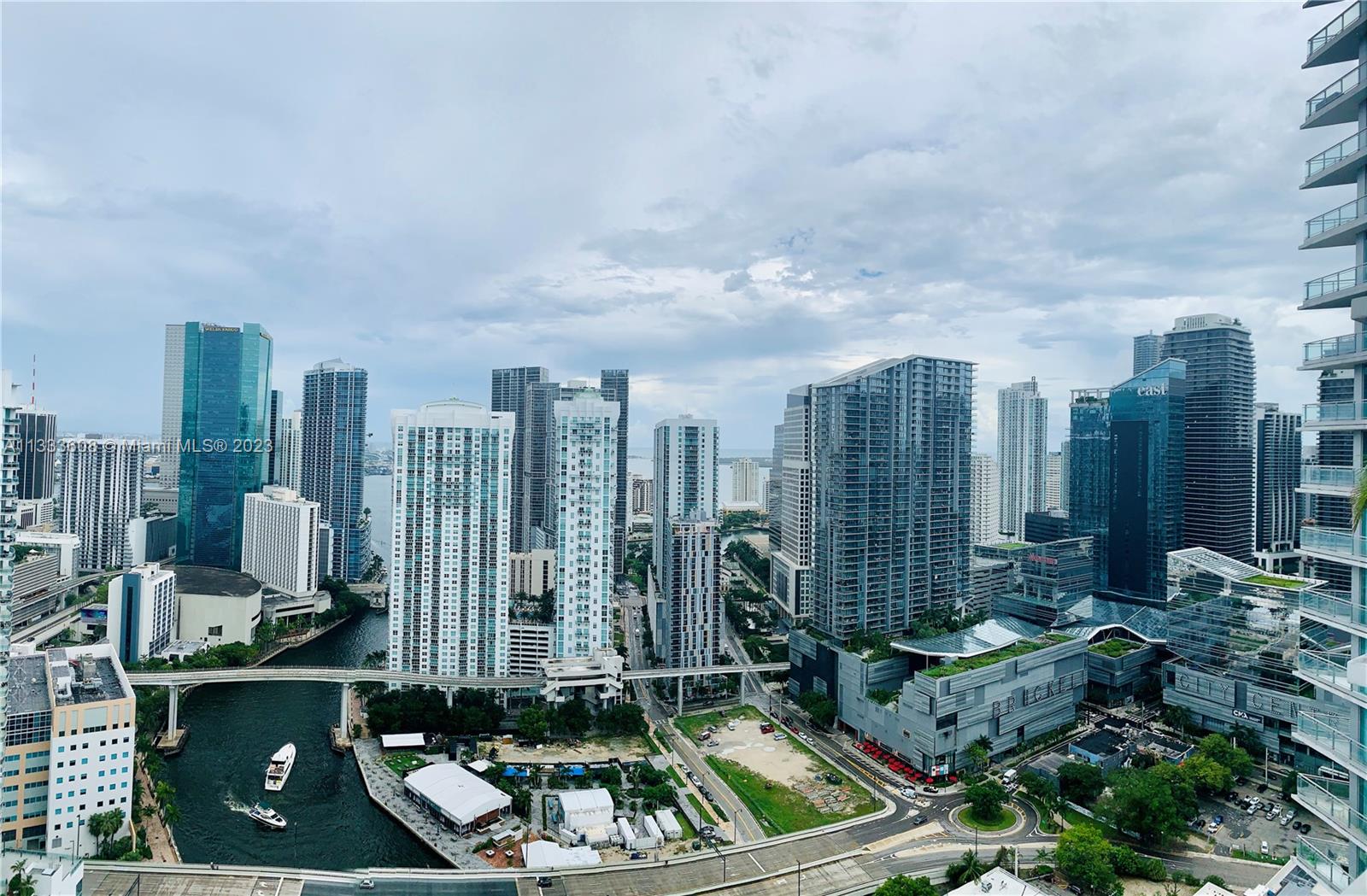 92 Southwest 3rd Street, Unit 4111 Miami, FL 33130 - Photo 21 of 24 a view of a city with tall buildings
