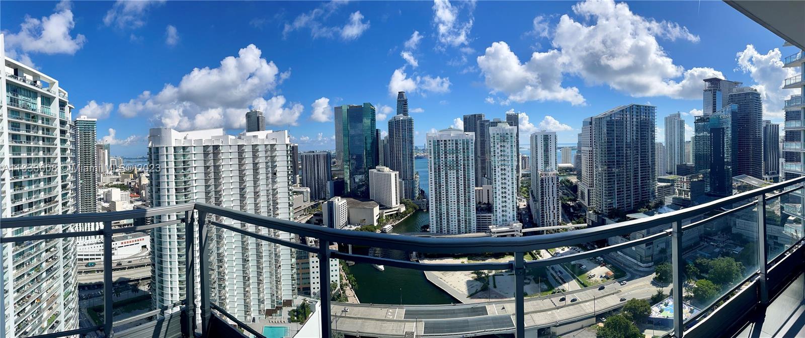 92 Southwest 3rd Street, Unit 4111 Miami, FL 33130 - Photo 6 of 24 a view of a balcony with city view
