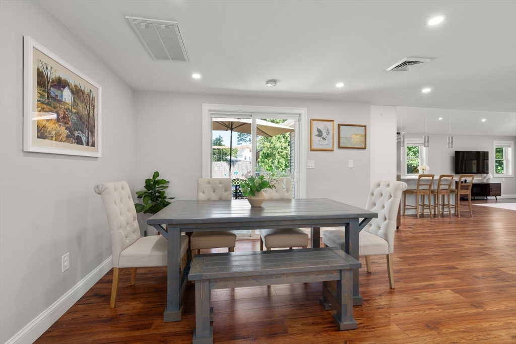 10 Brookdale Road Natick, MA 01760 - Photo 4 of 19 a view of a dining room with furniture window and wooden floor
