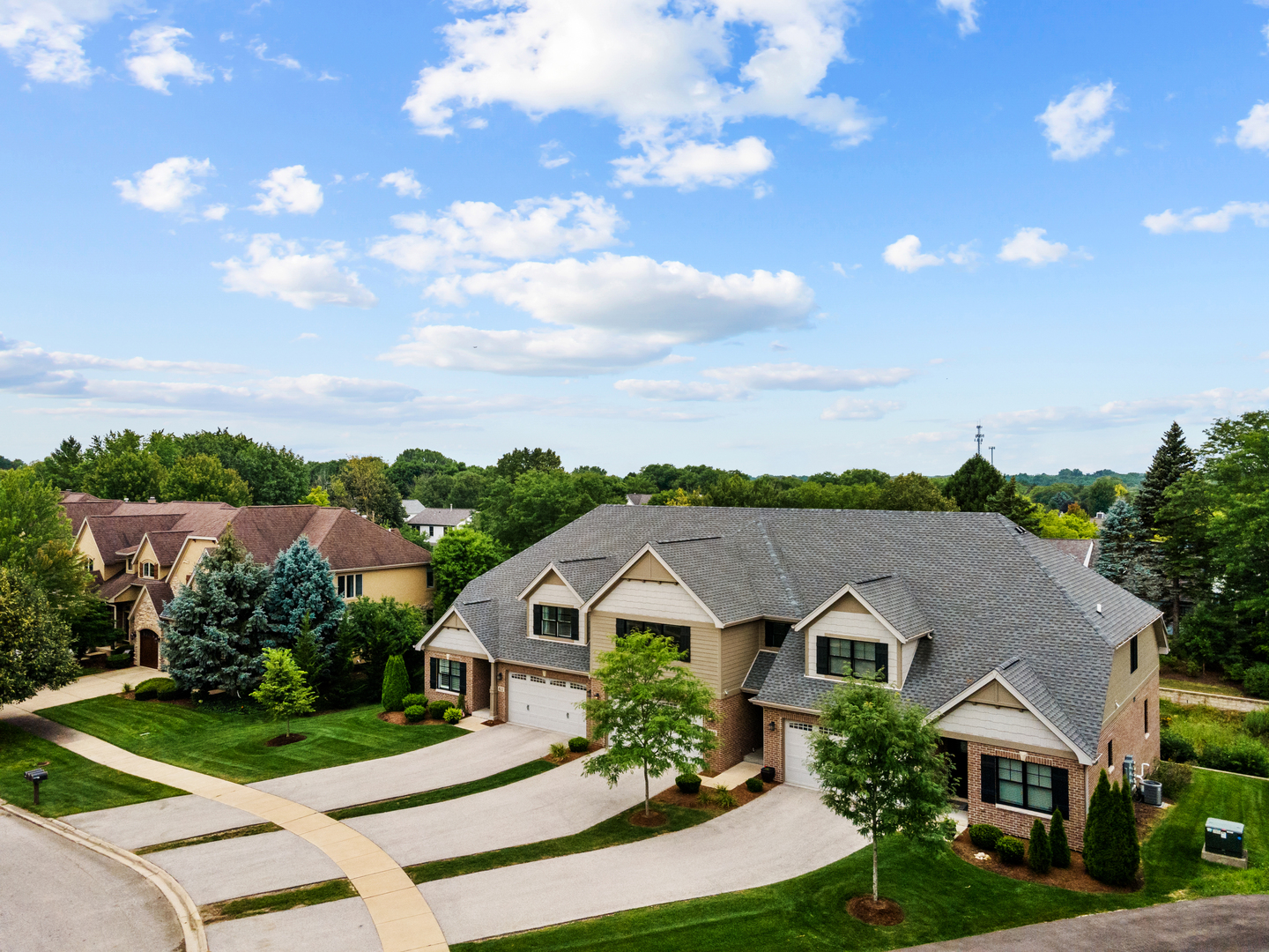 613 Bourbon Lane Naperville, IL 60565 - Photo 30 of 36 an aerial view of residential houses with outdoor space and street view