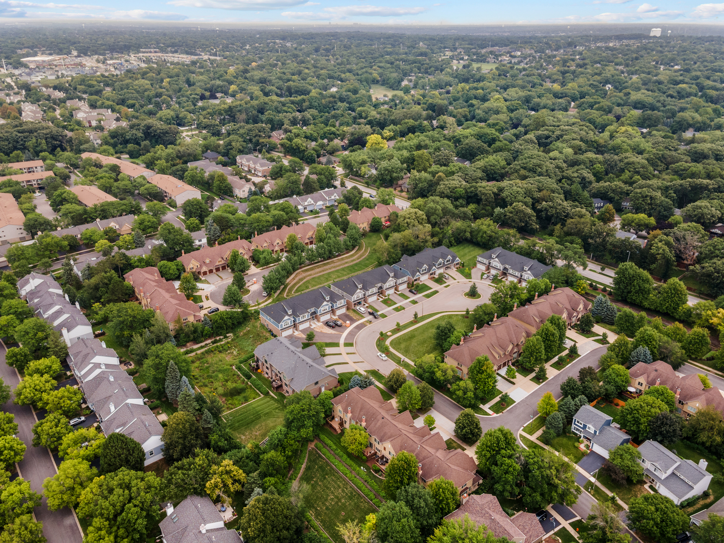 613 Bourbon Lane Naperville, IL 60565 - Photo 35 of 36 an aerial view of residential houses with outdoor space