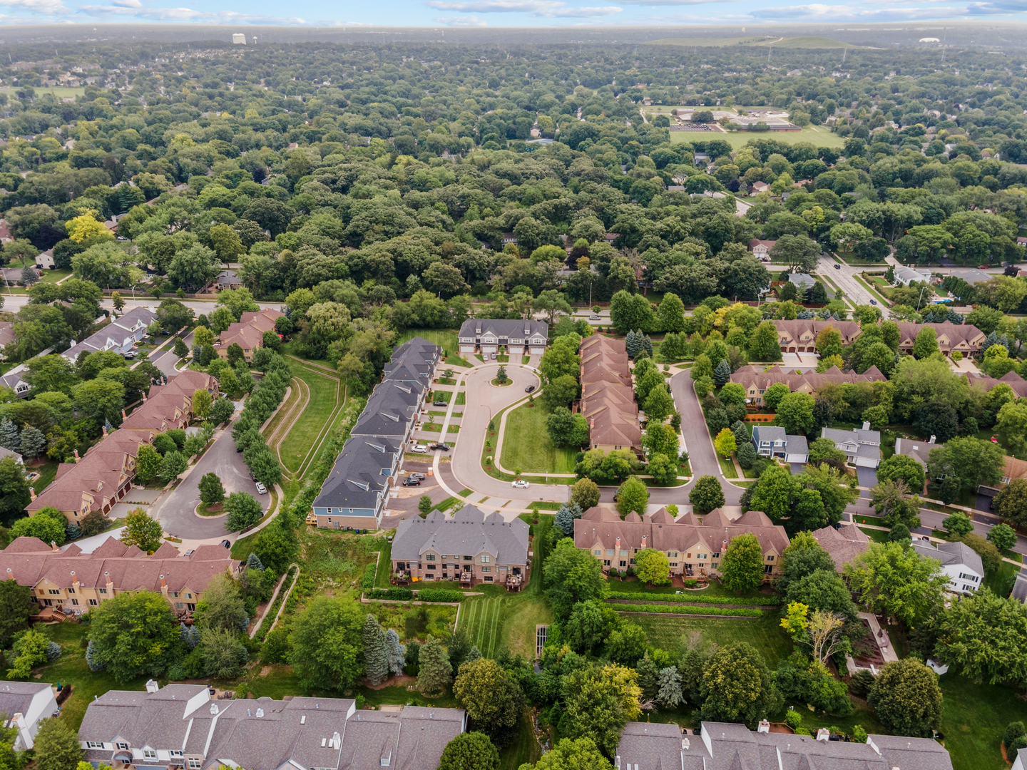 613 Bourbon Lane Naperville, IL 60565 - Photo 36 of 36 an aerial view of residential houses with outdoor space