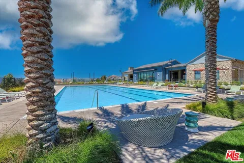 a view of a street with an empty room