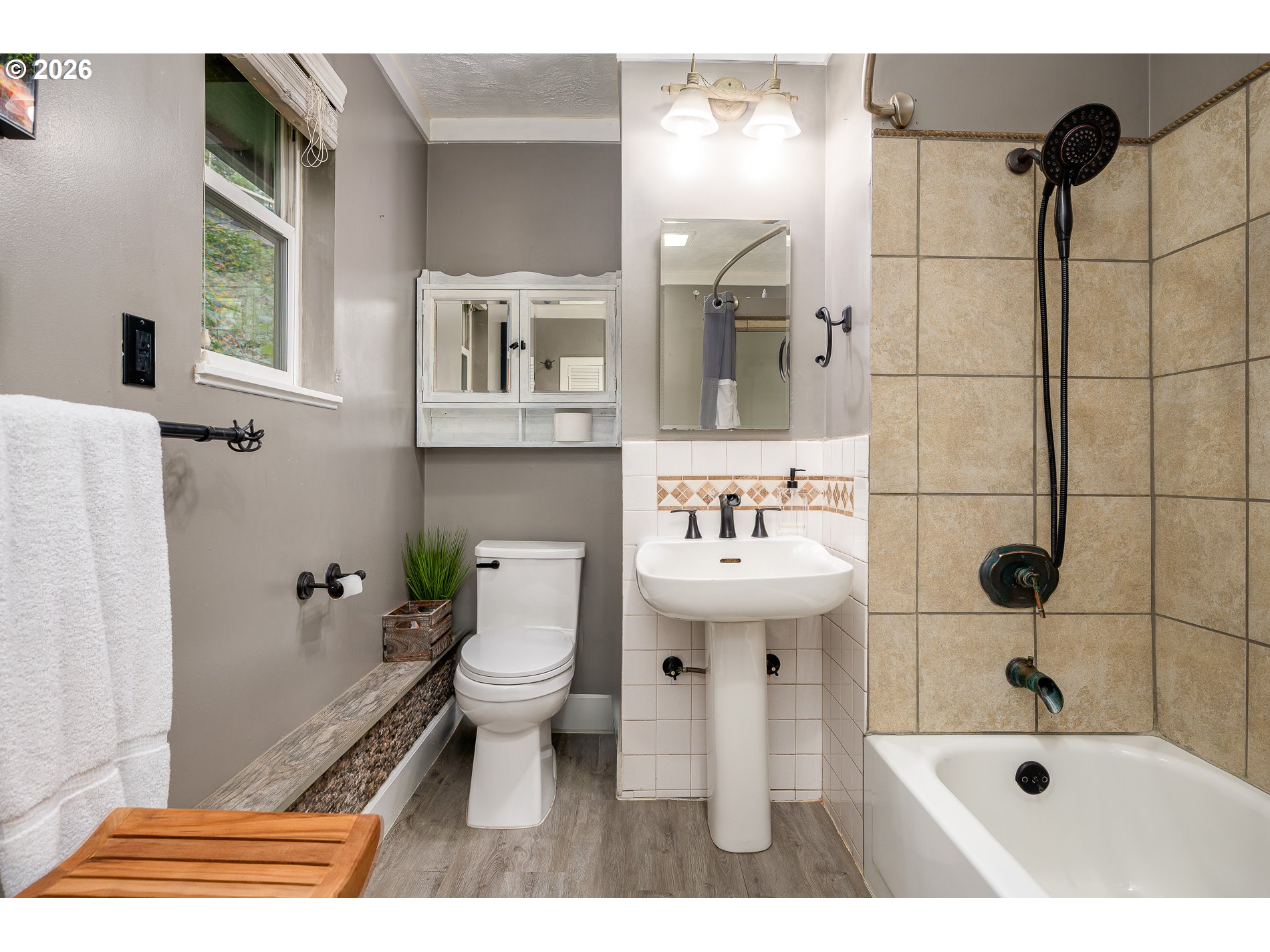 2685 Southwest 89th Avenue Portland, OR 97225 - Photo 25 of 37 a bathroom with a sink toilet and shower