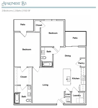 $1,550 | 2425 Pea Ridge Road, Unit A206, Clarksville, TN 37040